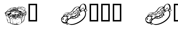KR Fast Food font preview